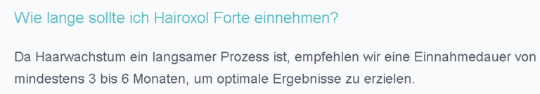 Hairoxol Forte Haarvitamine Kapseln