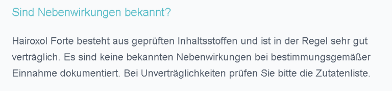 Hairoxol Forte Haarvitamine Kapseln