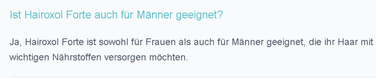 Hairoxol Forte Haarvitamine Kapseln